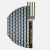 GrillGrate Half Moon grillrooster - Medium 18