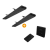 THD2400-2TR-1 Heatstrip Design all black 2400 watt bundel met wallremote (black)