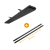 THD3600-C47-1 Heatstrip Design All black 3600 watt met verlengde montagebeugel