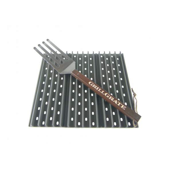 GrillGrate Set - Drie 42cm BBQ Roosters