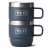 Yeti rambler stapelbare mok set van 2 navy blauw 177 ml 