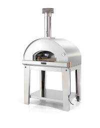 Fontana Forni Mangia fuoco - mangiafuoco pizza outdooroven - vooraanzicht detailfoto